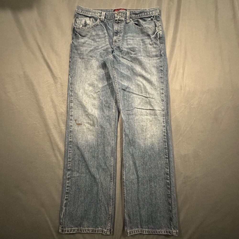 Vintage Y2K Tony Hawk Jeans Mens 34x34 Skater Retro Grunge 2000s Faded Denim